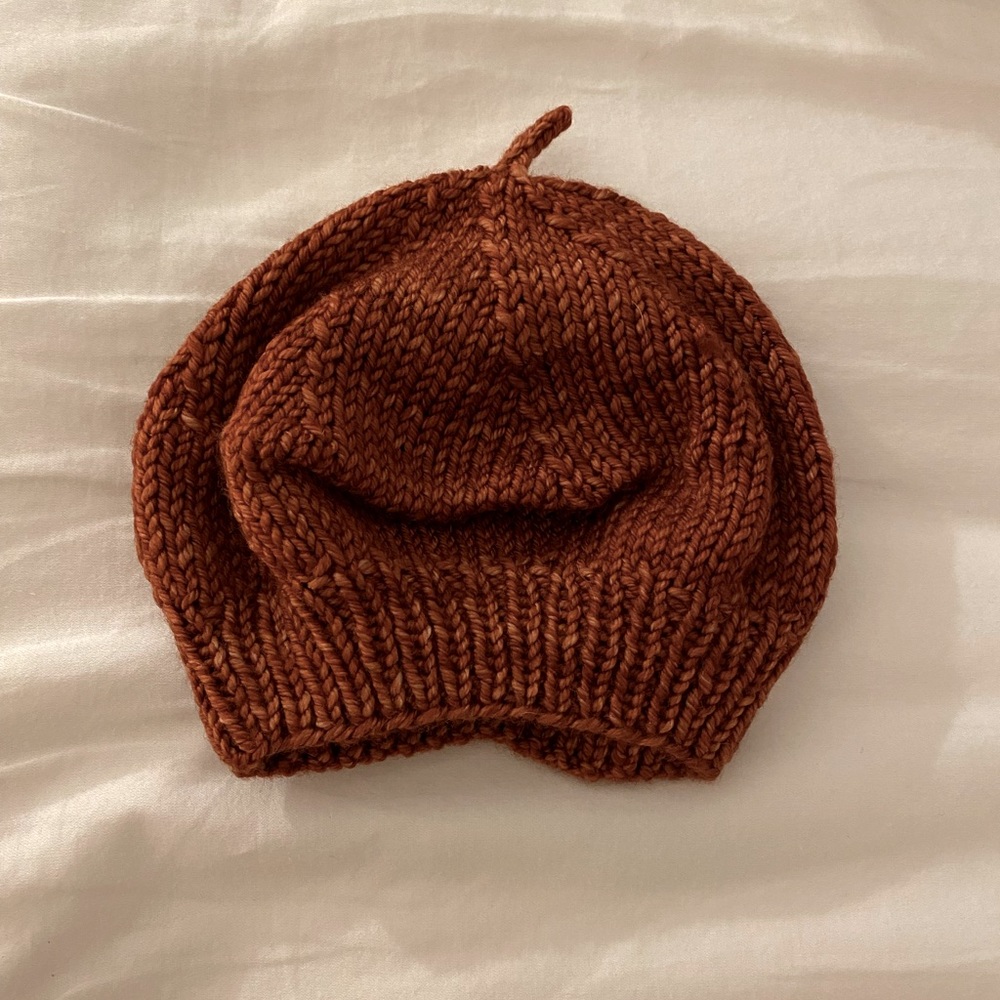 Misha and Puff knit beret